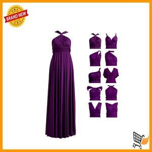 Convertible Infinity Bridesmaid Dress, Plus Size, Wrap Style, Formal Occasion